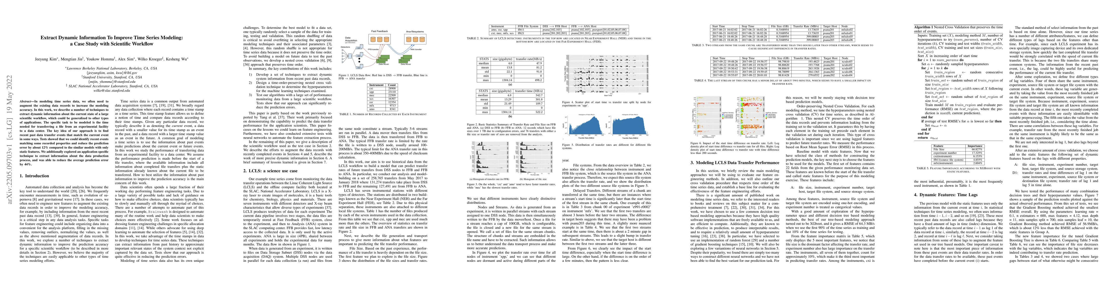 Thumbnail for Extract Dynamic Information To Improve Time Series Modeling: a Case
  Study with Scientific Workflow