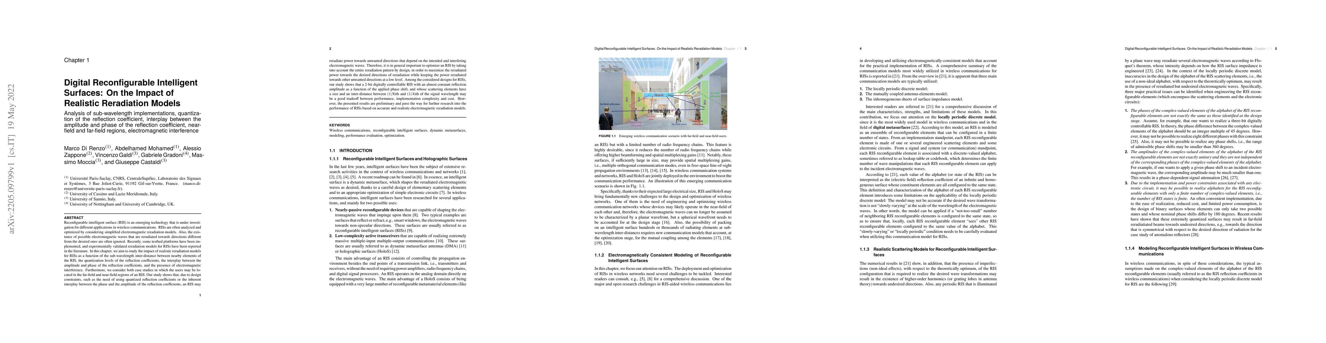 Thumbnail for Digital Reconfigurable Intelligent Surfaces: On the Impact of Realistic
  Reradiation Models