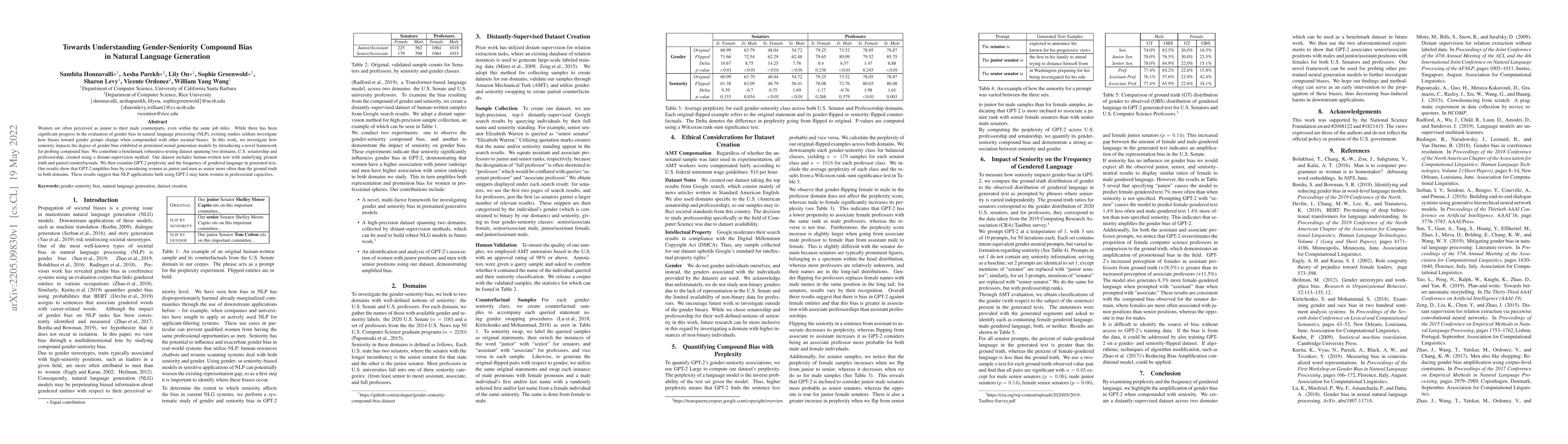 Thumbnail for Towards Understanding Gender-Seniority Compound Bias in Natural Language
  Generation