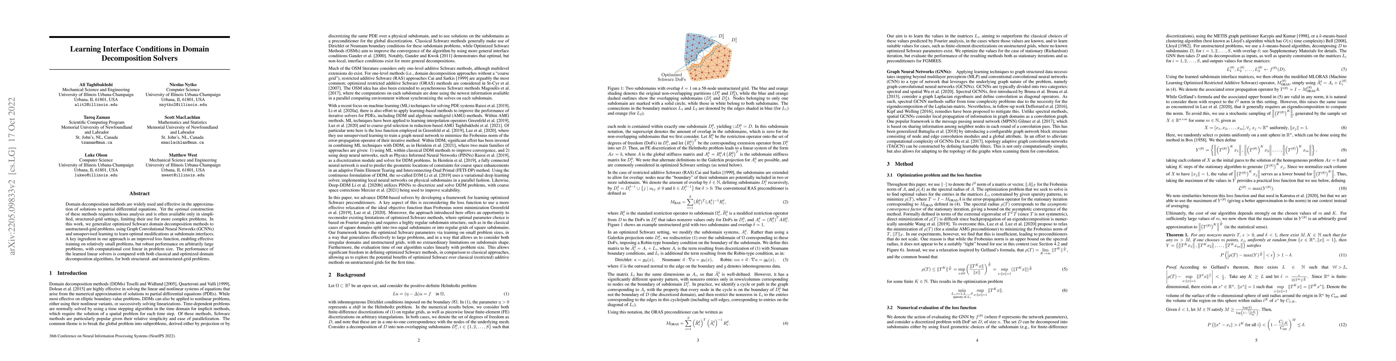 Thumbnail for Learning Interface Conditions in Domain Decomposition Solvers