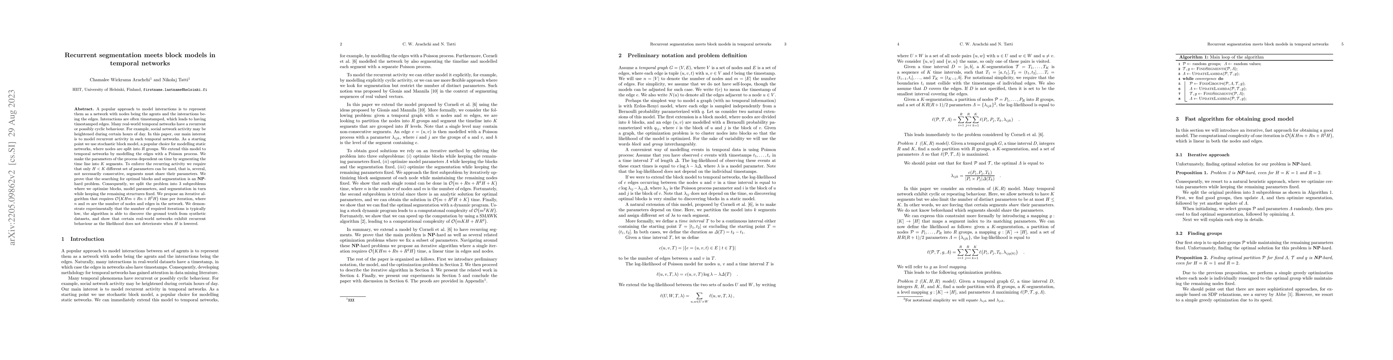 Thumbnail for Recurrent segmentation meets block models in temporal networks