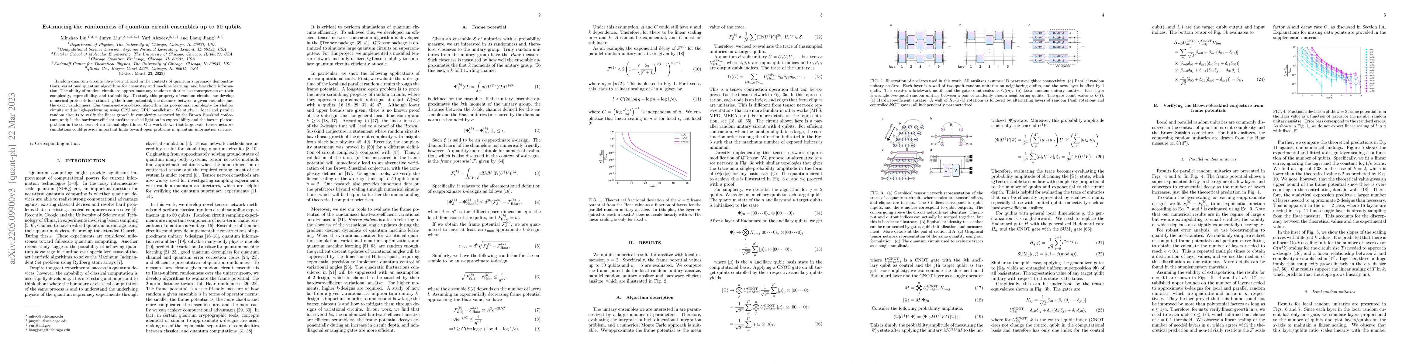 Thumbnail for Estimating the randomness of quantum circuit ensembles up to 50 qubits