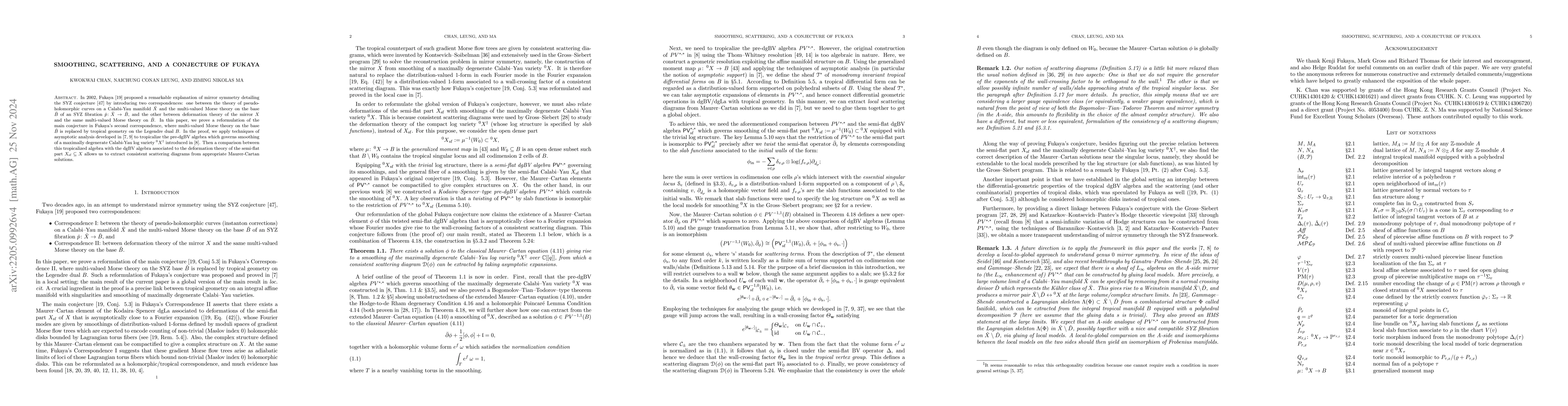 Thumbnail for Smoothing, scattering, and a conjecture of Fukaya