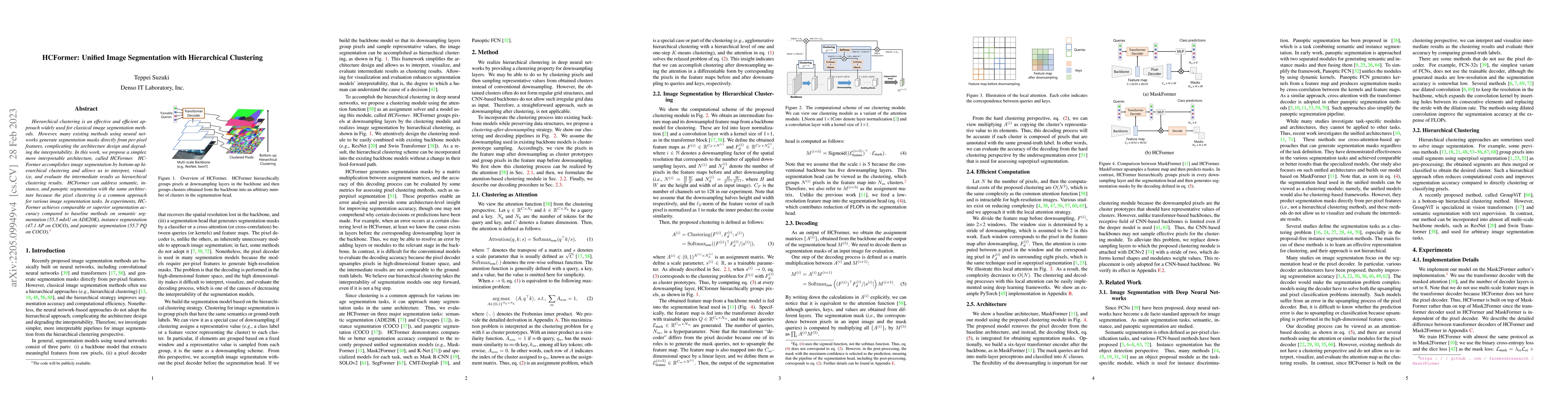 Thumbnail for HCFormer: Unified Image Segmentation with Hierarchical Clustering