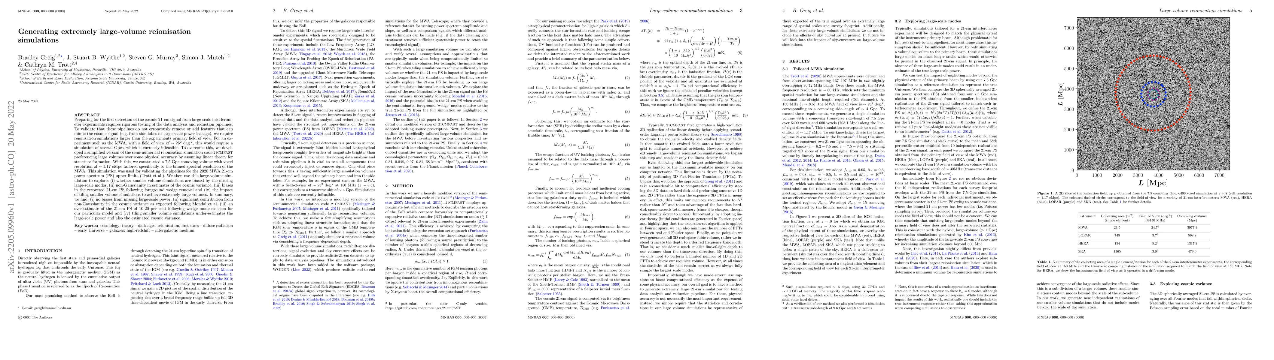 Thumbnail for Generating extremely large-volume reionisation simulations