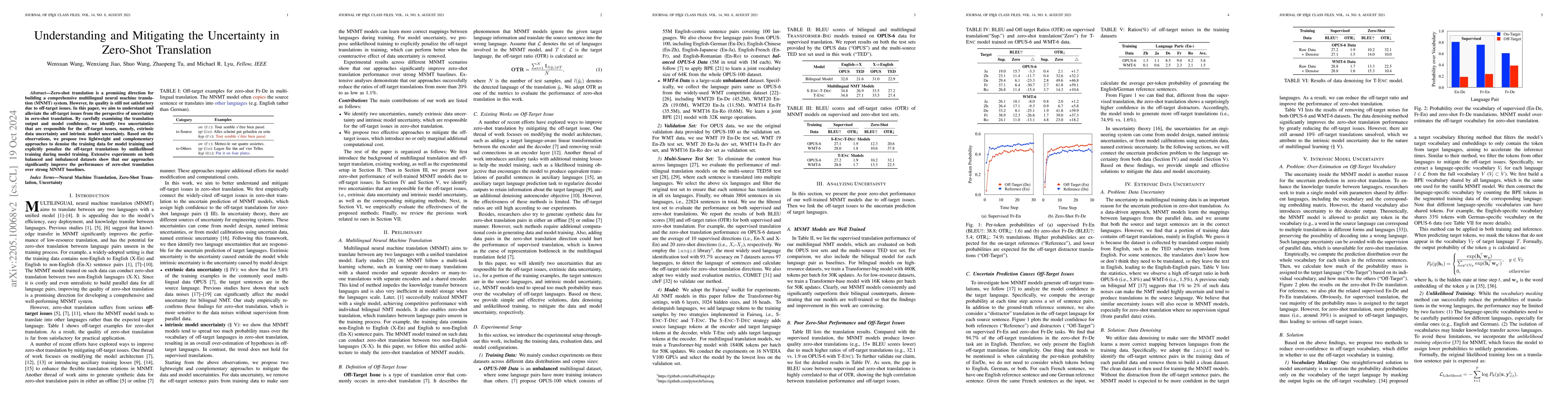 Thumbnail for Understanding and Mitigating the Uncertainty in Zero-Shot Translation