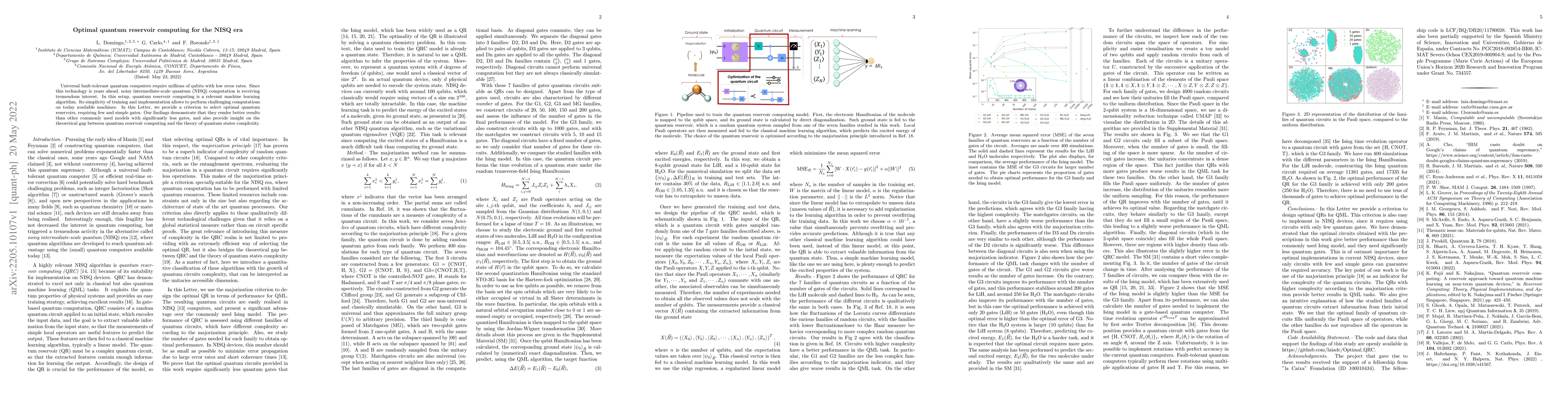 Thumbnail for Optimal quantum reservoir computing for the NISQ era