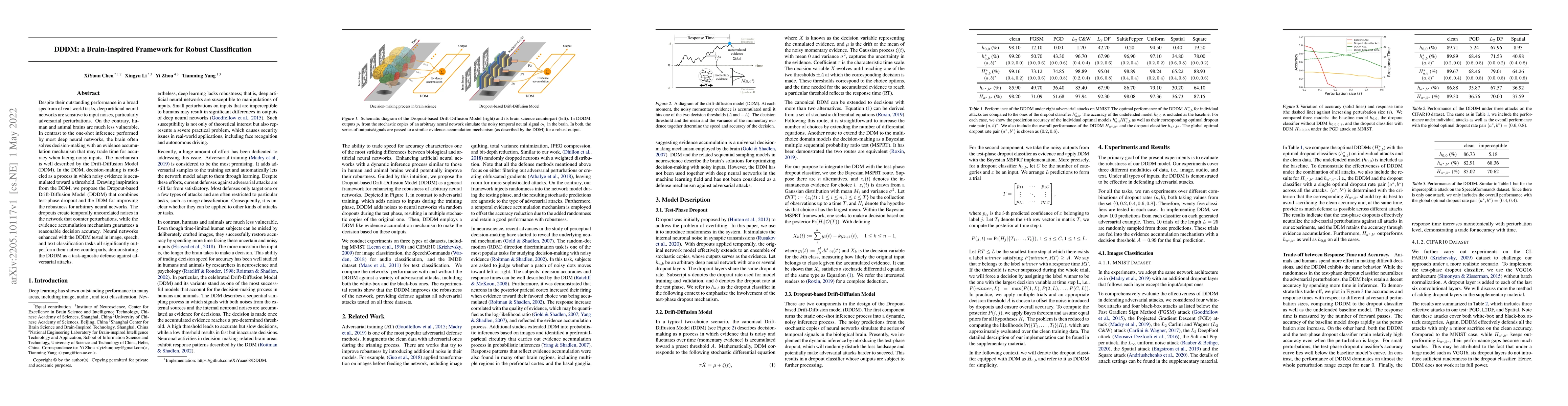 Thumbnail for DDDM: a Brain-Inspired Framework for Robust Classification