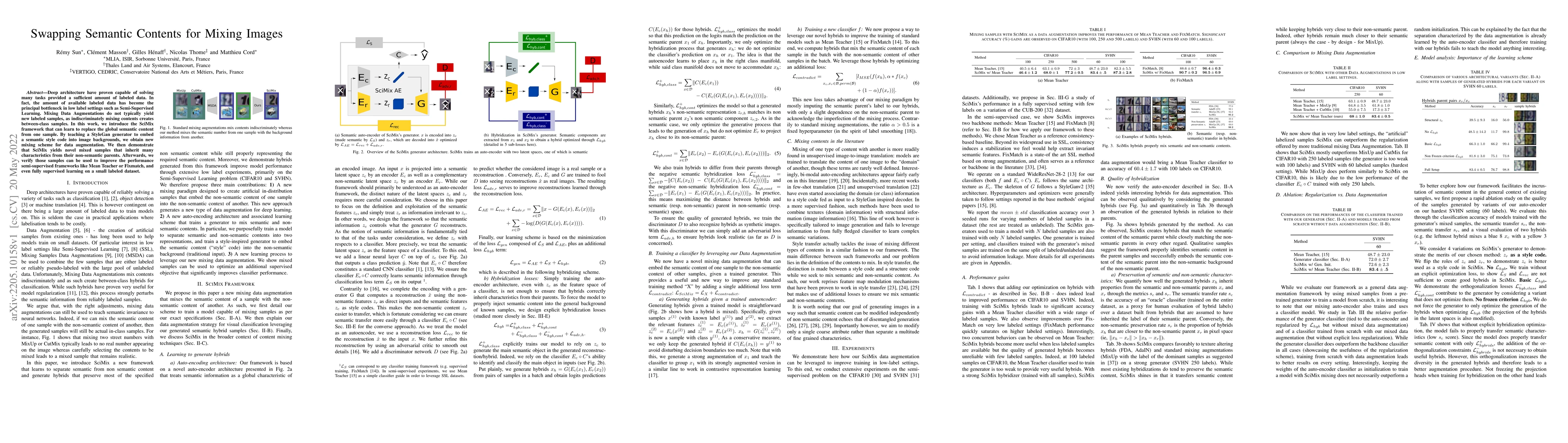 Thumbnail for Swapping Semantic Contents for Mixing Images