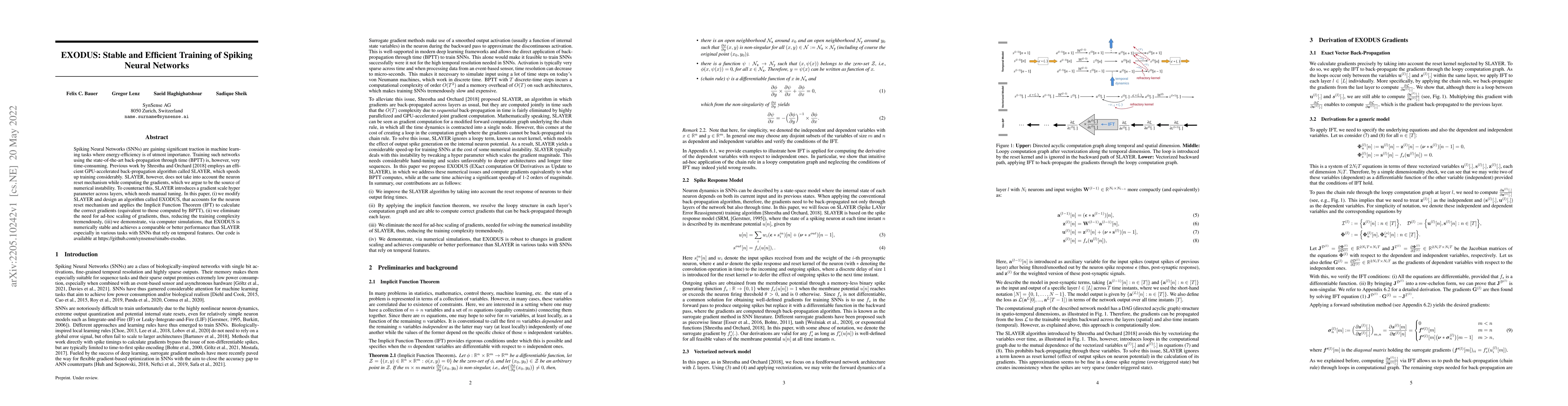 Thumbnail for EXODUS: Stable and Efficient Training of Spiking Neural Networks
