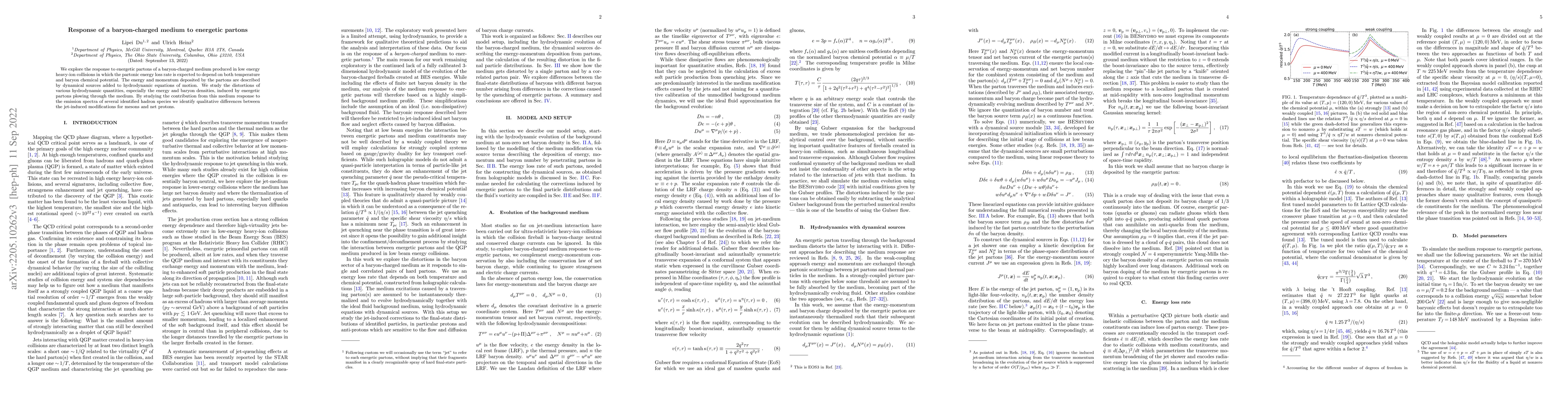 Thumbnail for Response of a baryon-charged medium to energetic partons