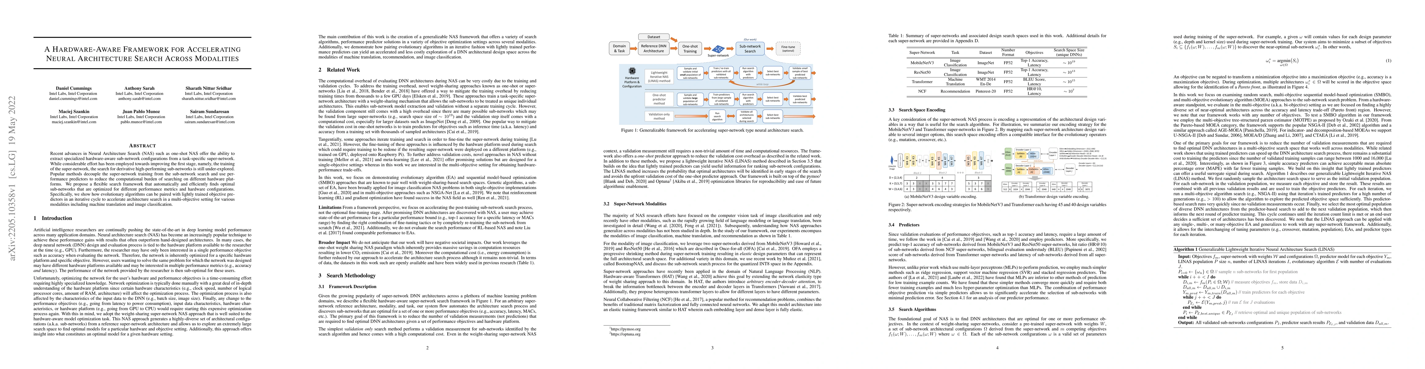 Thumbnail for A Hardware-Aware Framework for Accelerating Neural Architecture Search
  Across Modalities