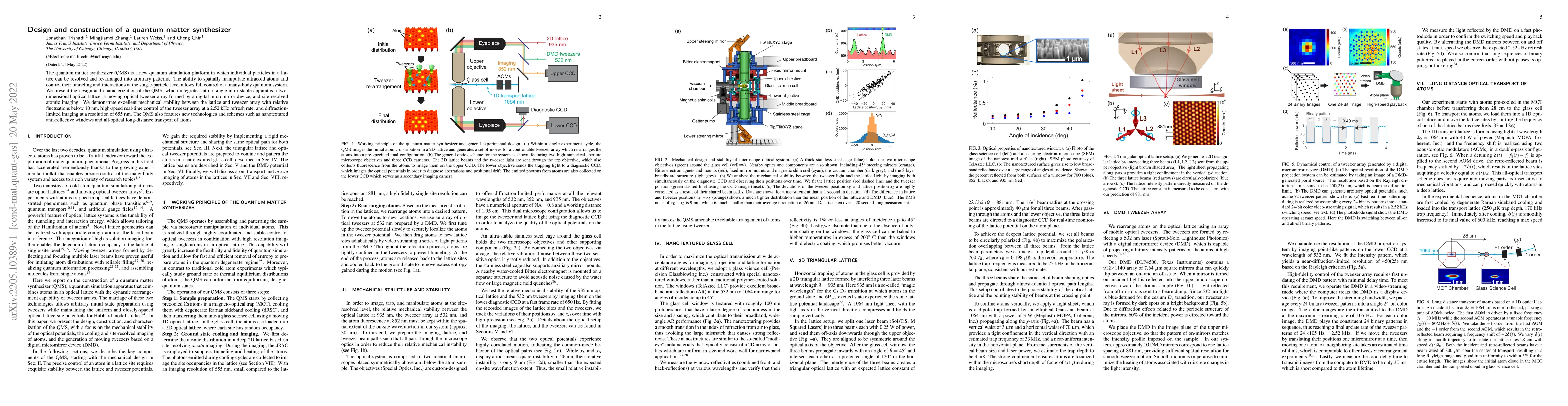 Thumbnail for Design and construction of a quantum matter synthesizer