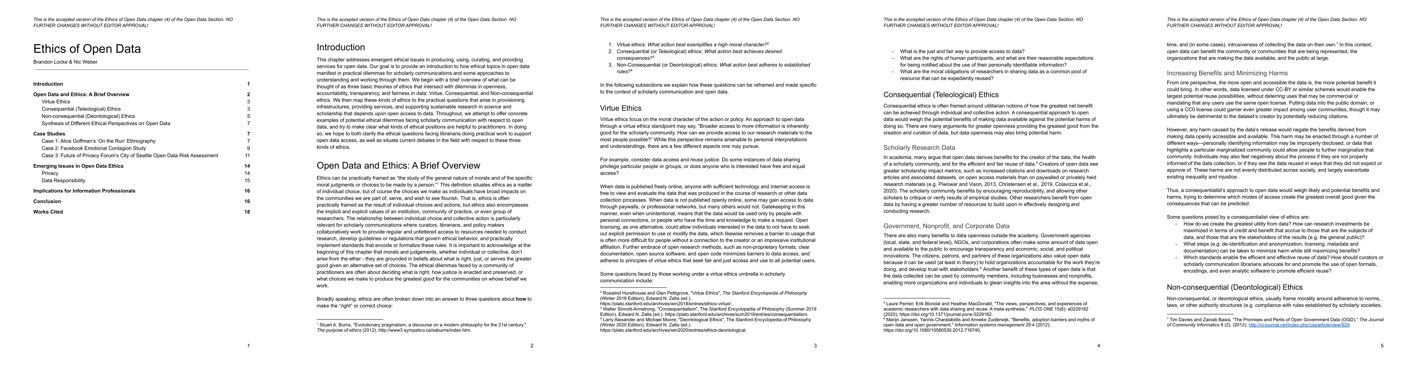 Thumbnail for Ethics of Open Data