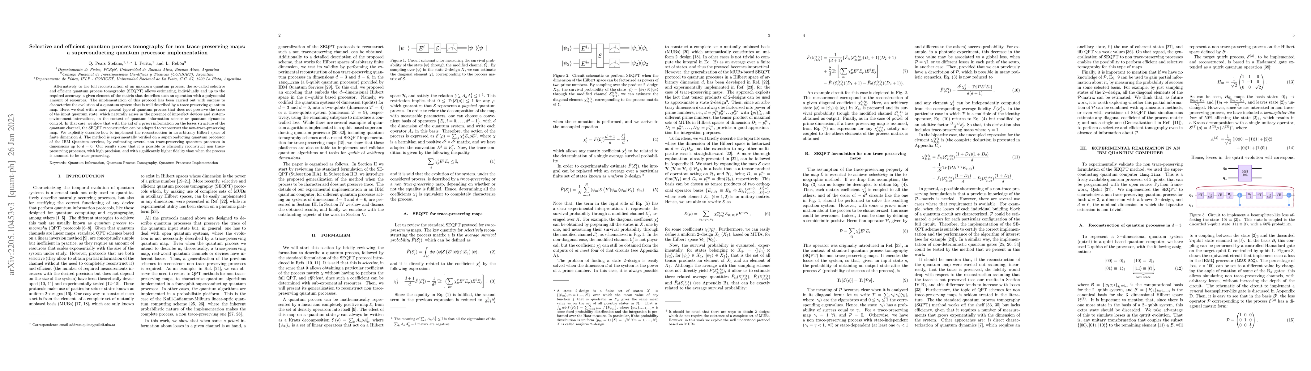 Thumbnail for Selective and efficient quantum process tomography for non-trace
  preserving maps: a superconducting quantum processor implementation