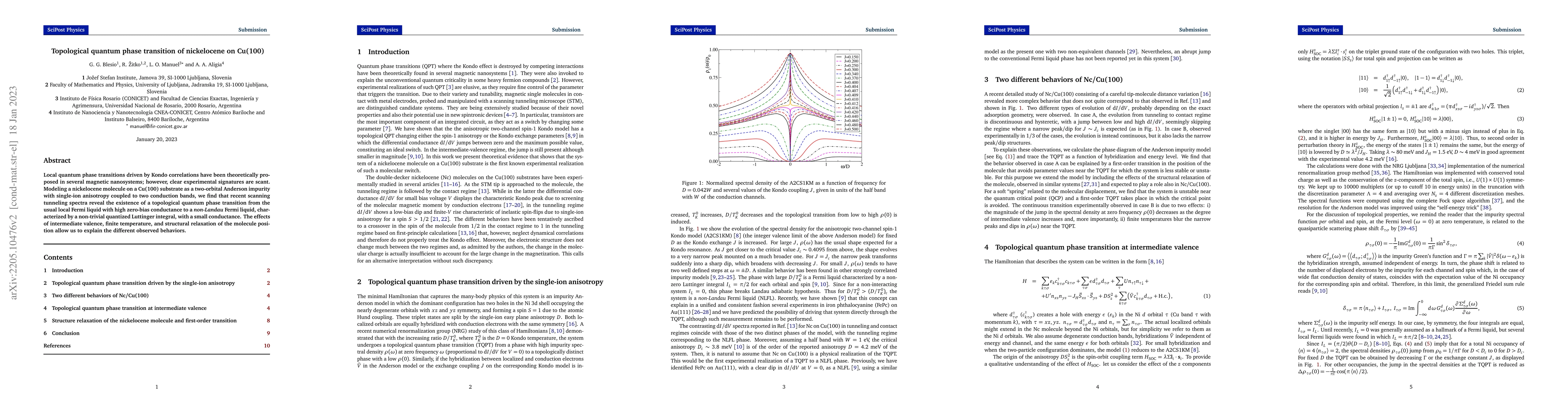 Thumbnail for Topological quantum phase transition of nickelocene on Cu(100)