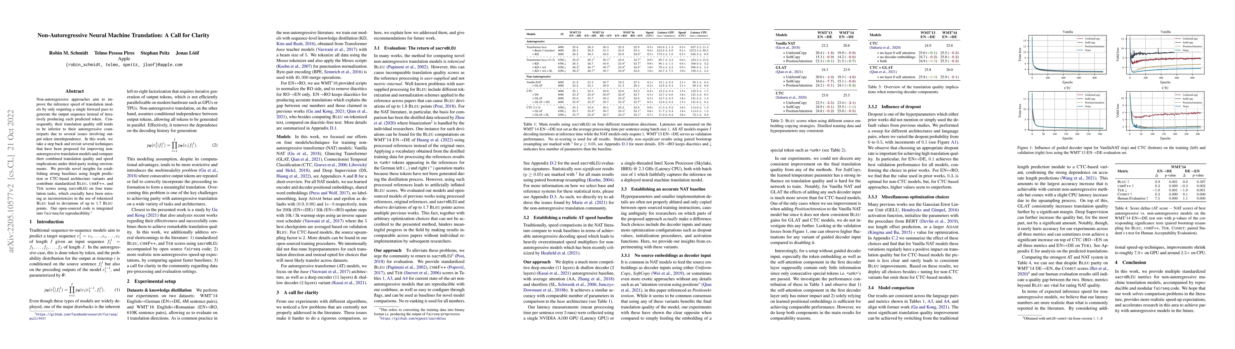 Thumbnail for Non-Autoregressive Neural Machine Translation: A Call for Clarity