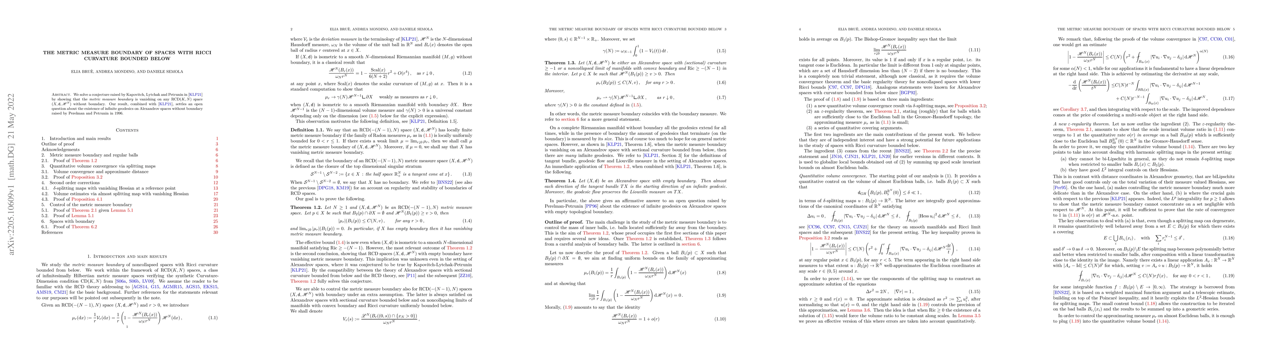 Thumbnail for The metric measure boundary of spaces with Ricci curvature bounded below