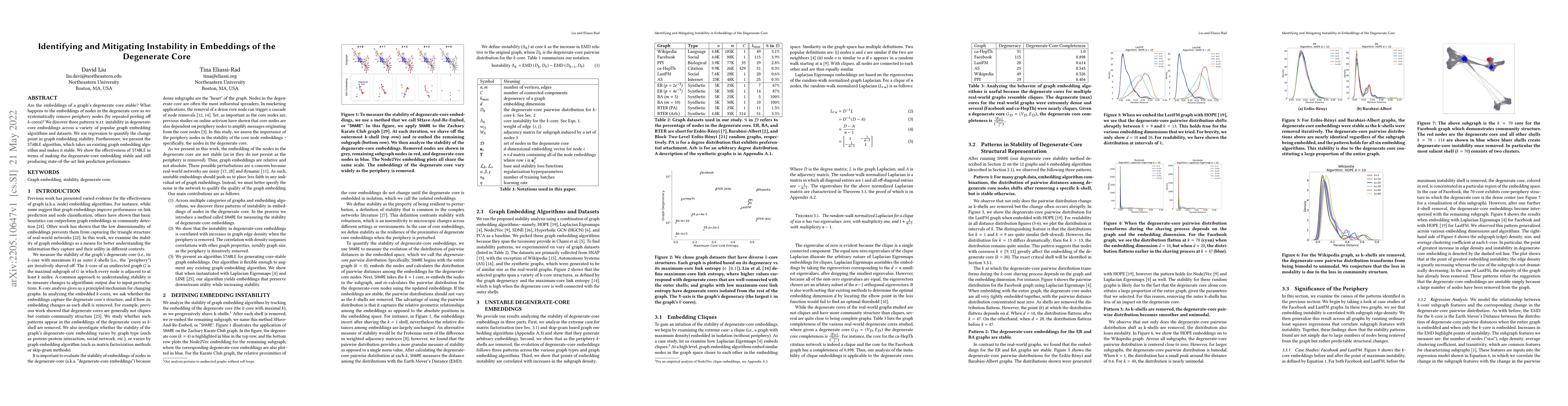Thumbnail for Identifying and Mitigating Instability in Embeddings of the Degenerate
  Core