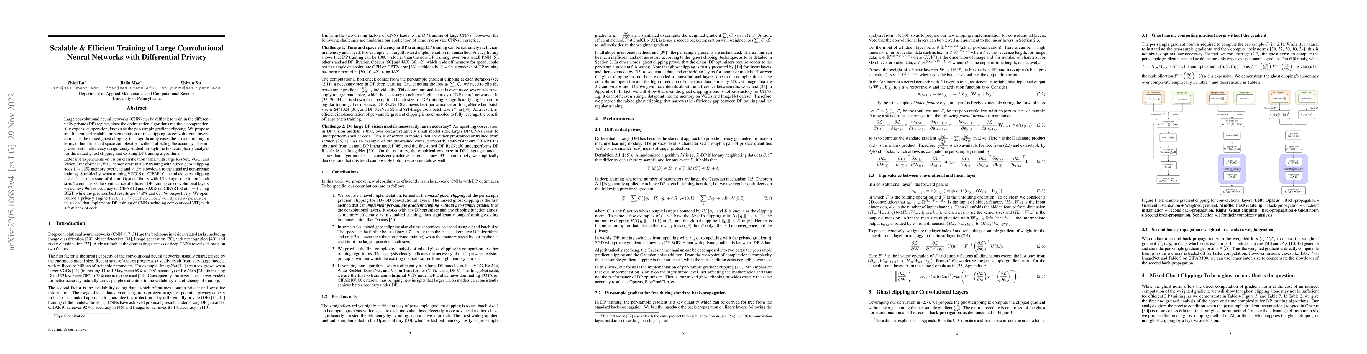 Thumbnail for Scalable and Efficient Training of Large Convolutional Neural Networks
  with Differential Privacy