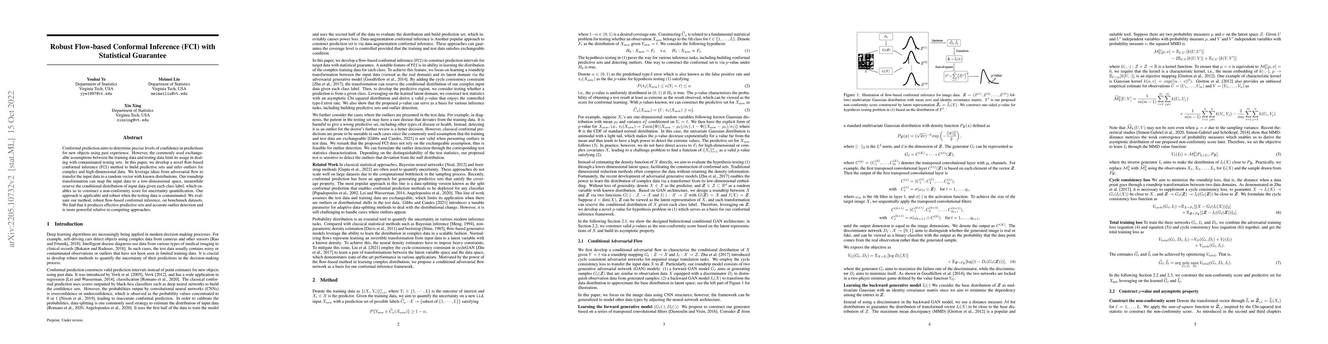 Thumbnail for Robust Flow-based Conformal Inference (FCI) with Statistical Guarantee