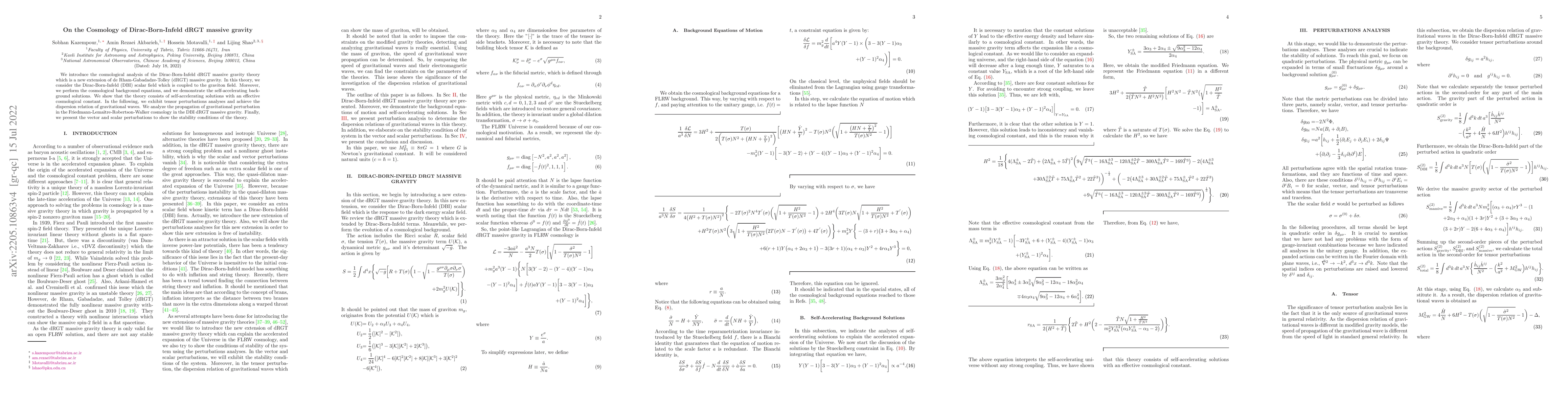 Thumbnail for Cosmology of Dirac-Born-Infeld dRGT massive gravity