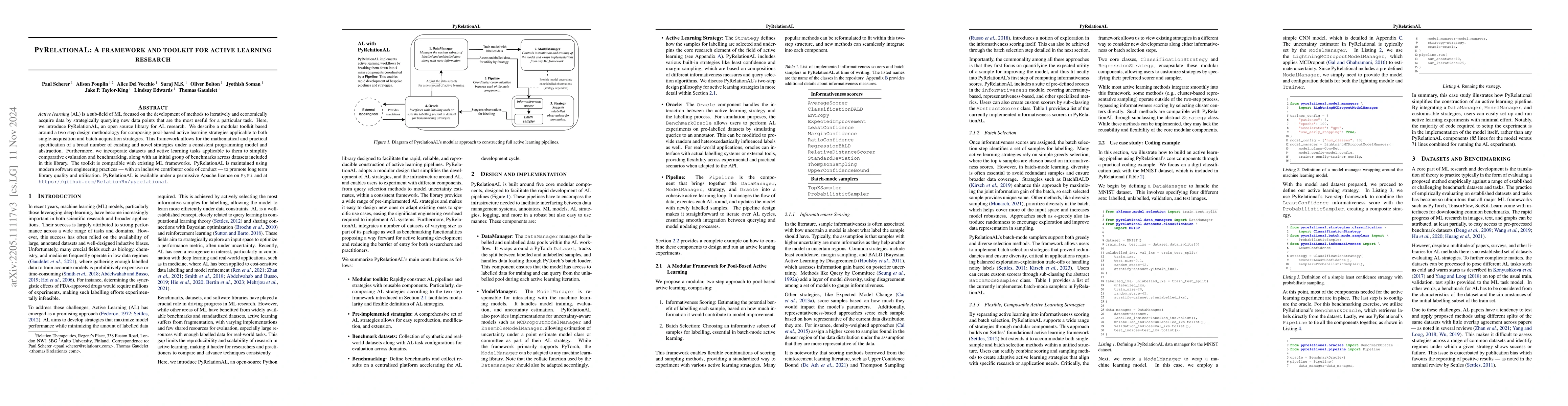 Thumbnail for PyRelationAL: a python library for active learning research and
  development