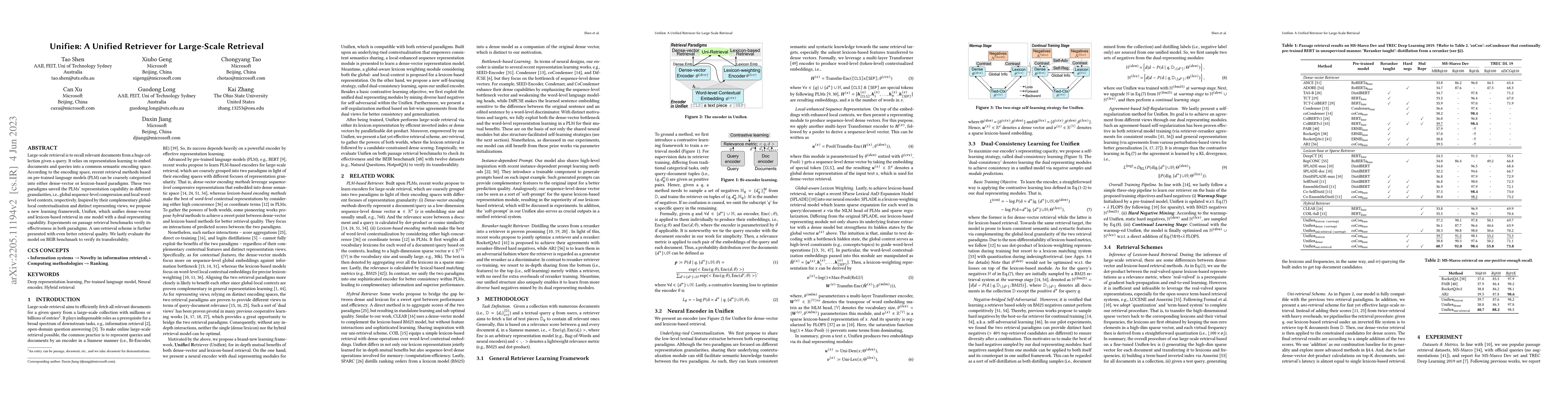 Thumbnail for UnifieR: A Unified Retriever for Large-Scale Retrieval