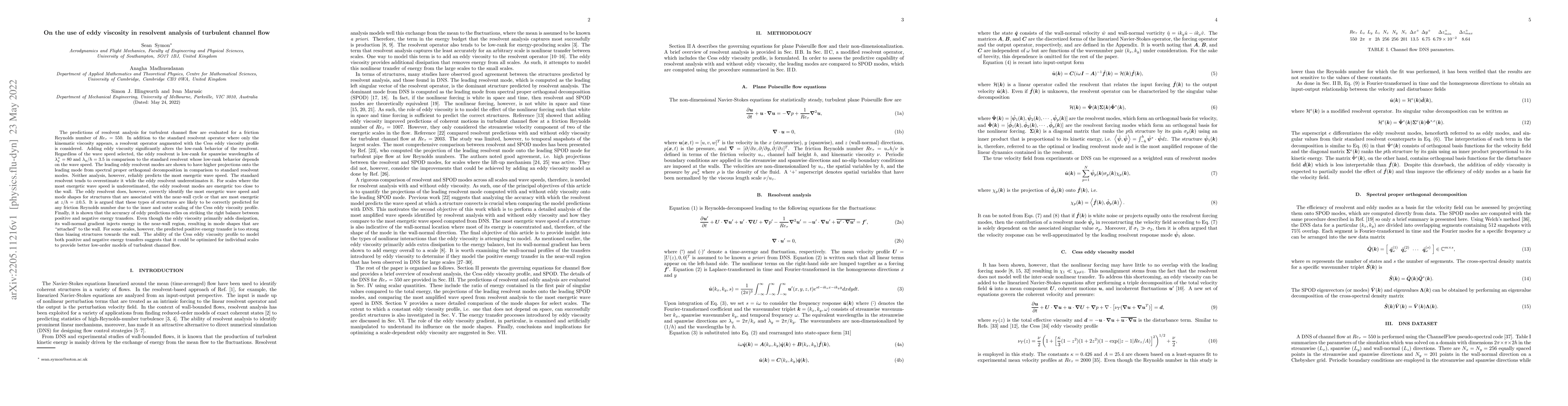 Thumbnail for On the use of eddy viscosity in resolvent analysis of turbulent channel
  flow