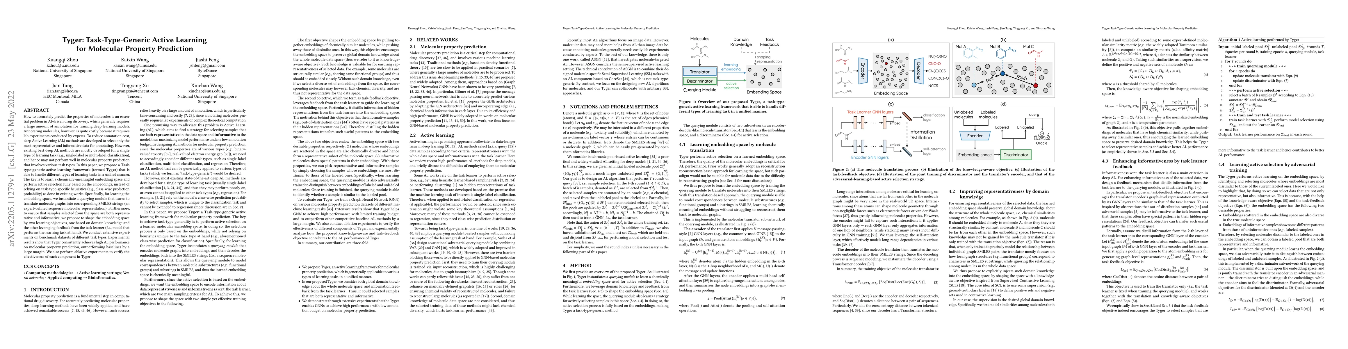 Thumbnail for Tyger: Task-Type-Generic Active Learning for Molecular Property
  Prediction