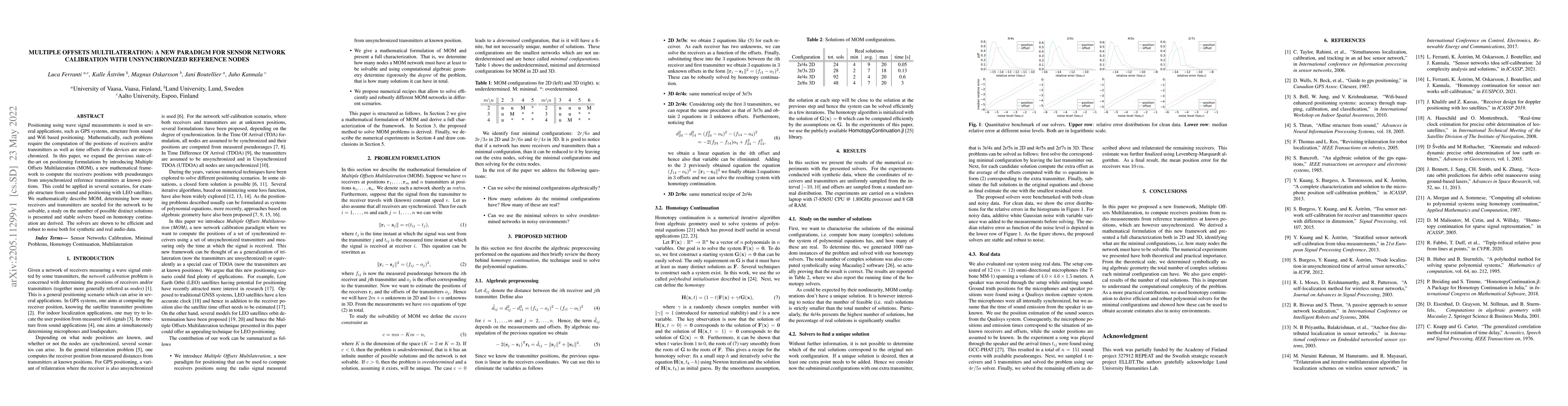 Thumbnail for Multiple Offsets Multilateration: a new paradigm for sensor network
  calibration with unsynchronized reference nodes
