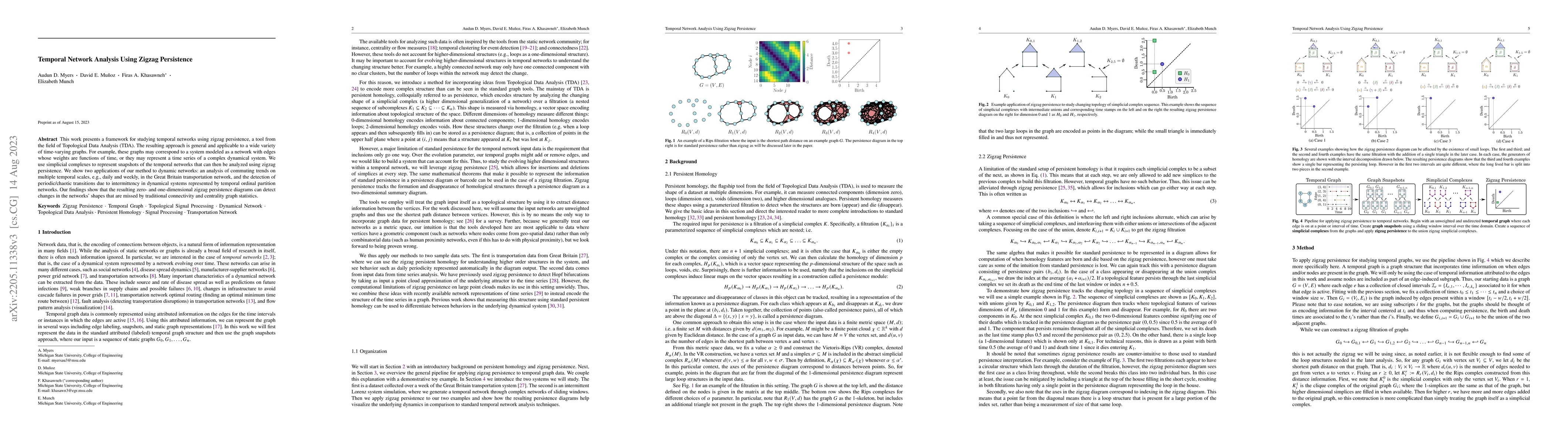 Thumbnail for Temporal Network Analysis Using Zigzag Persistence