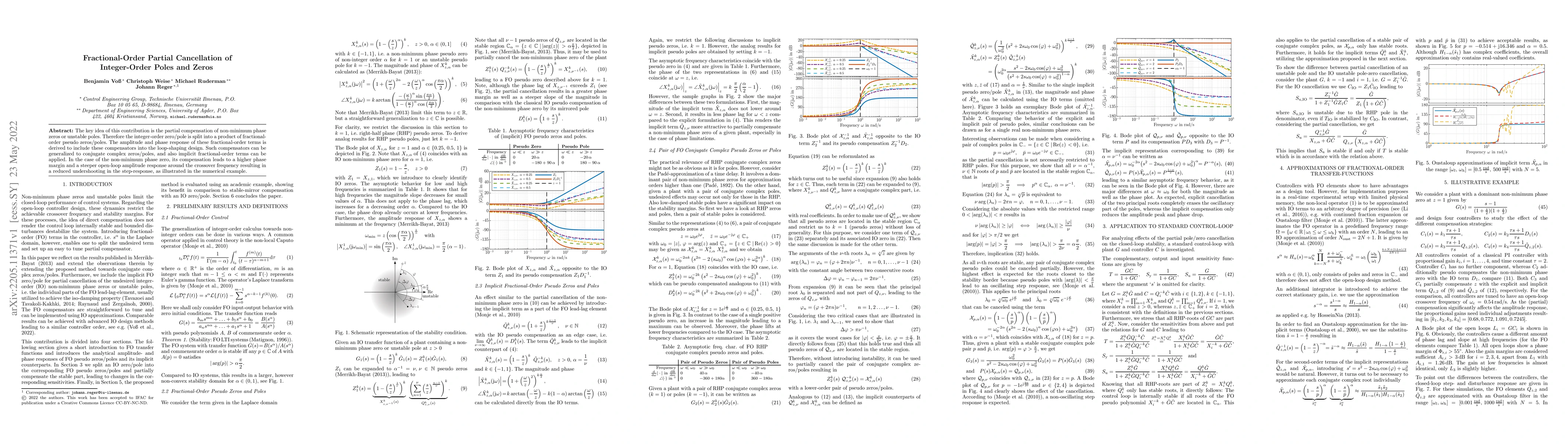 Thumbnail for Fractional-Order Partial Cancellation of Integer-Order Poles and Zeros