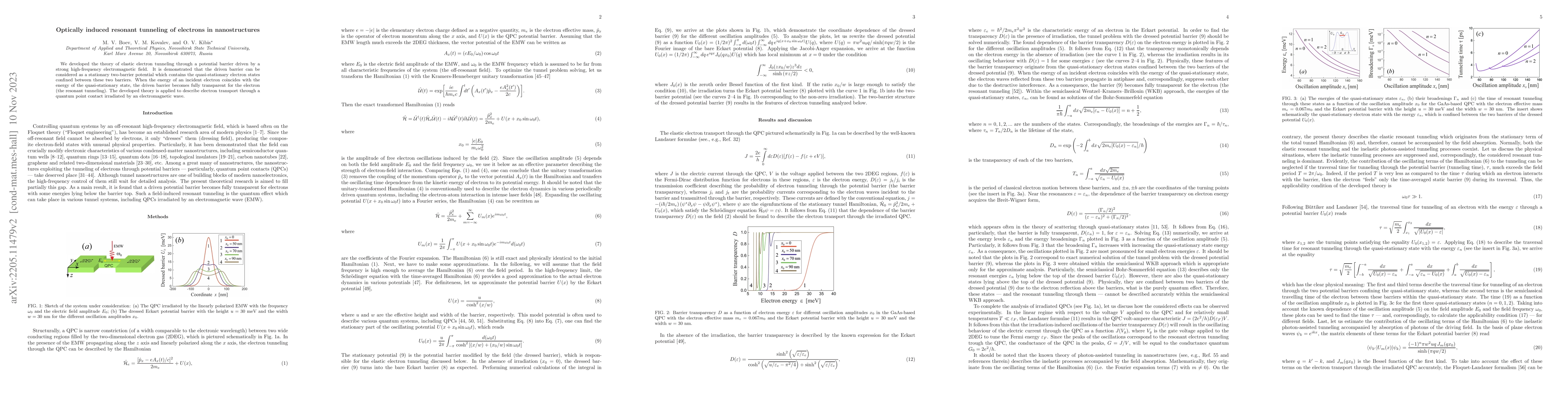 Thumbnail for Optically induced resonant tunneling of electrons in nanostructures