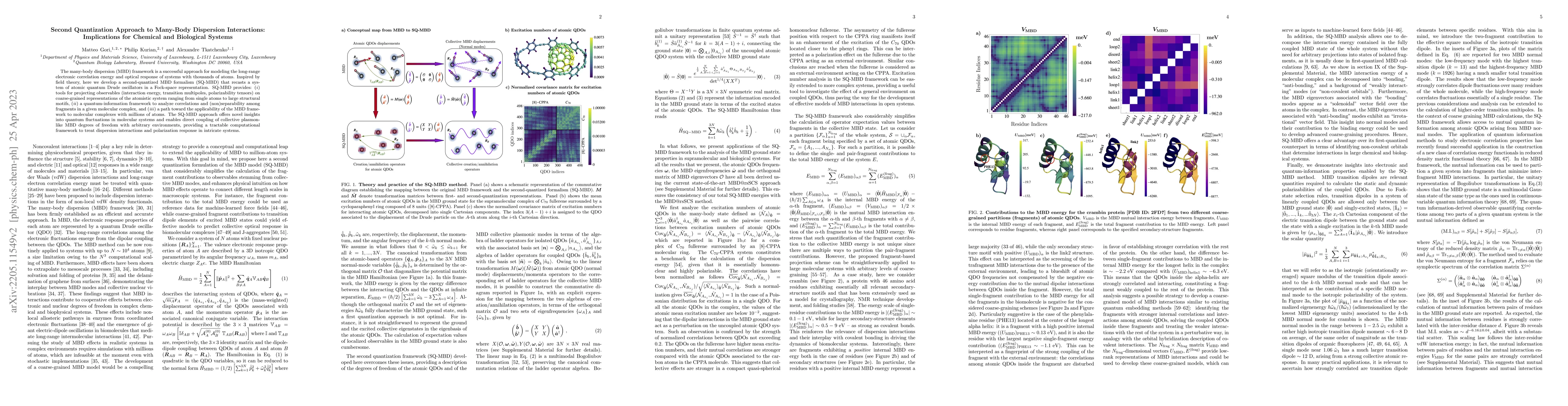 Thumbnail for Second Quantization Approach to Many-Body Dispersion Interactions