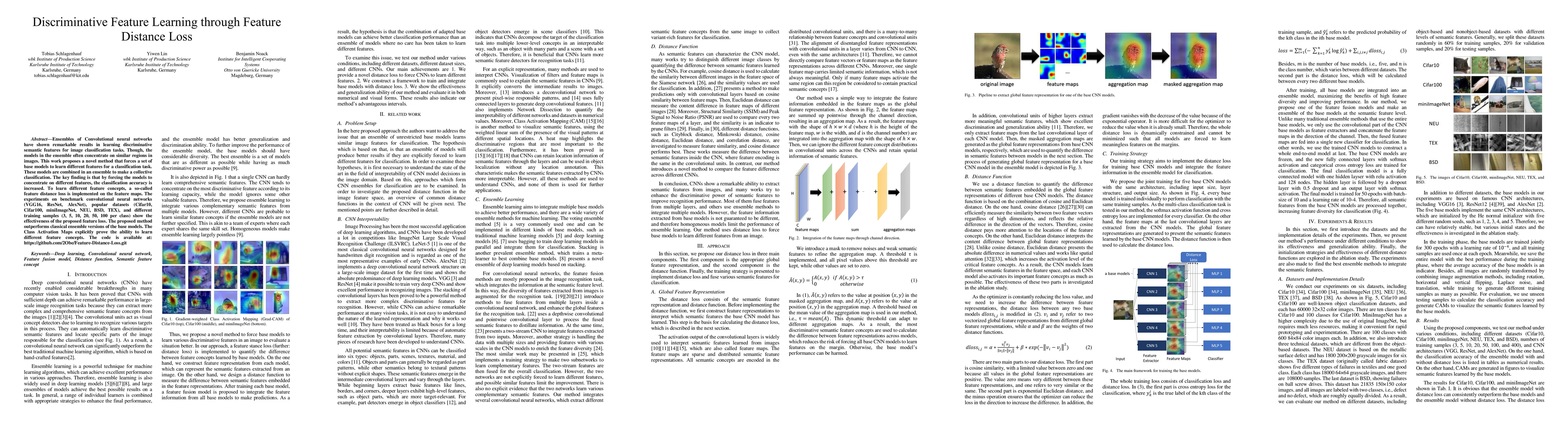 Thumbnail for Discriminative Feature Learning through Feature Distance Loss