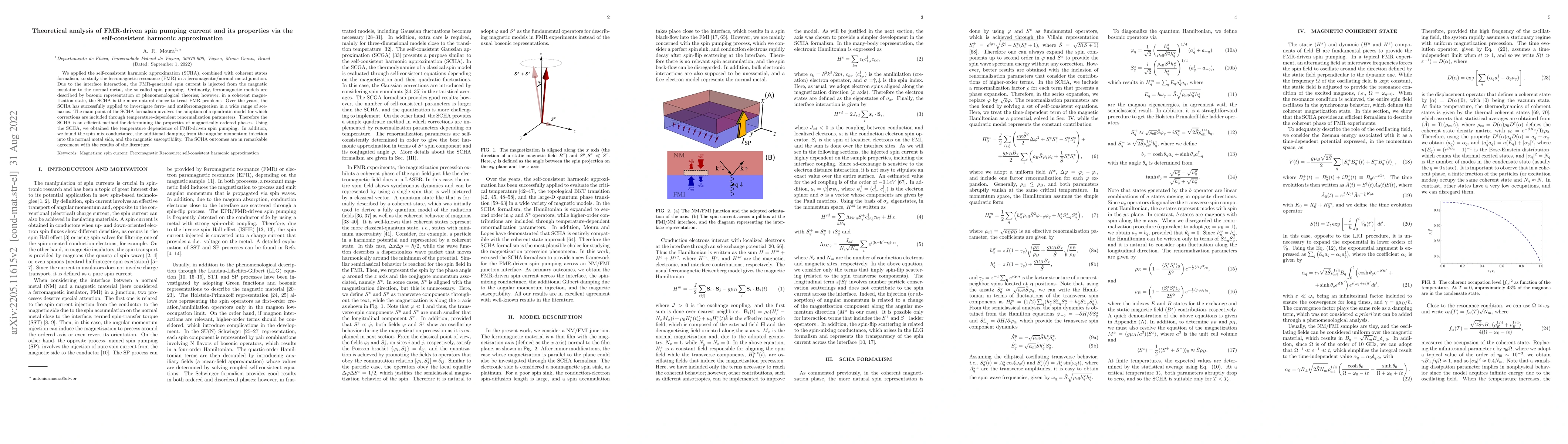 Thumbnail for Theoretical analysis of FMR-driven spin pumping current and its
  properties via Self-Consistent Harmonic Approximation