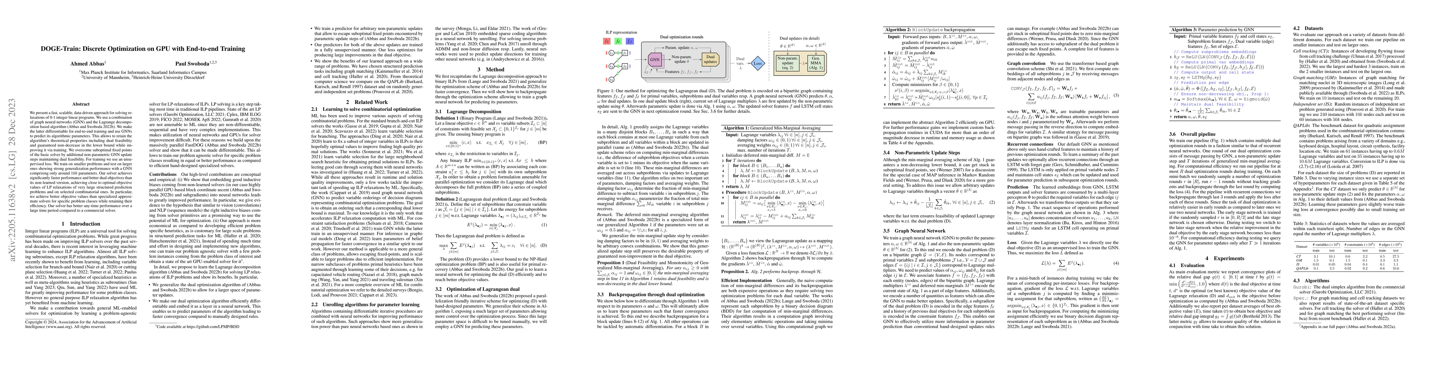 Thumbnail for DOGE-Train: Discrete Optimization on GPU with End-to-end Training