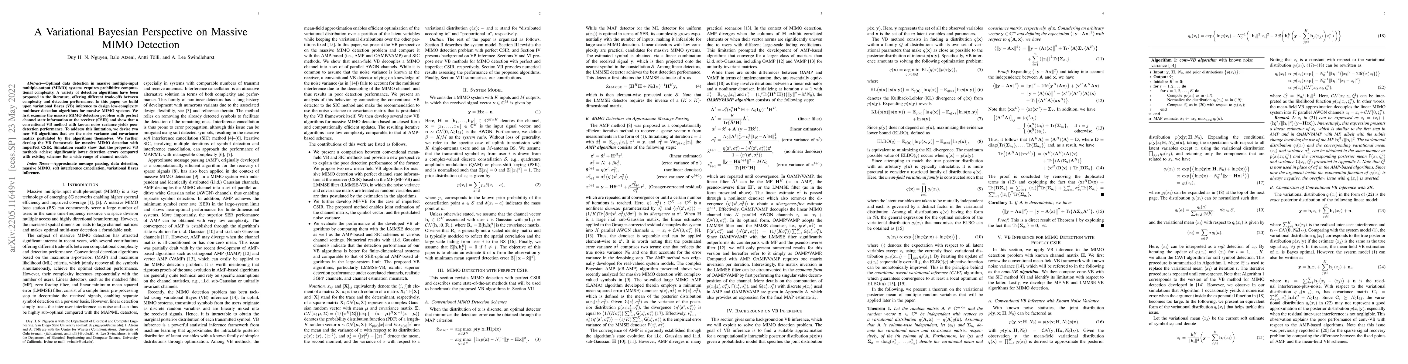Thumbnail for A Variational Bayesian Perspective on Massive MIMO Detection