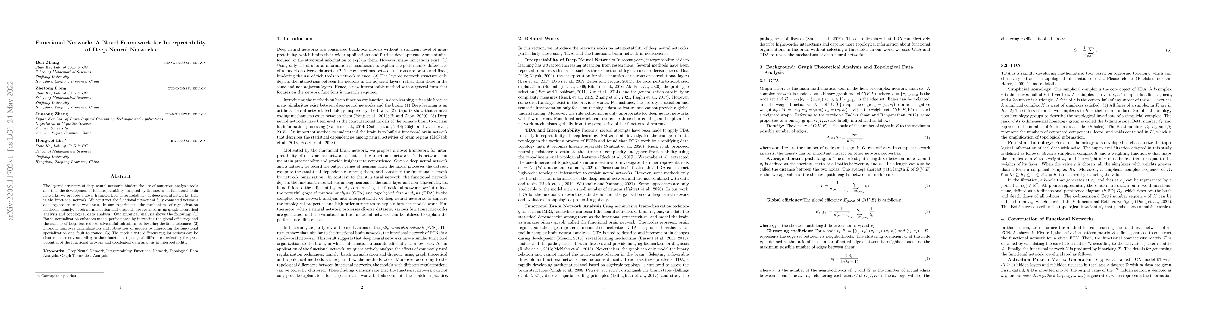 Thumbnail for Functional Network: A Novel Framework for Interpretability of Deep
  Neural Networks
