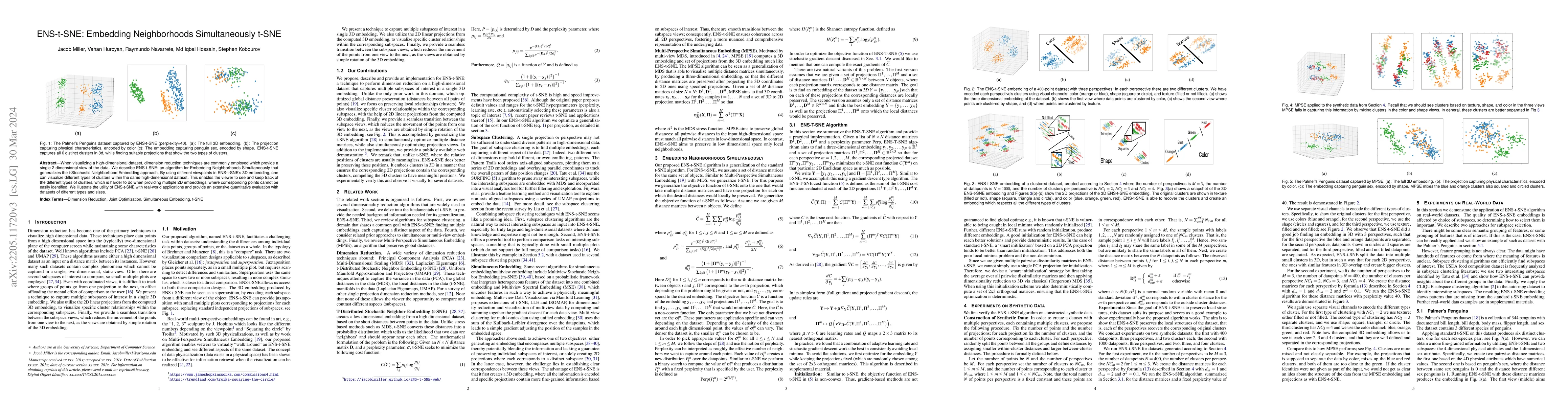 Thumbnail for ENS-t-SNE: Embedding Neighborhoods Simultaneously t-SNE