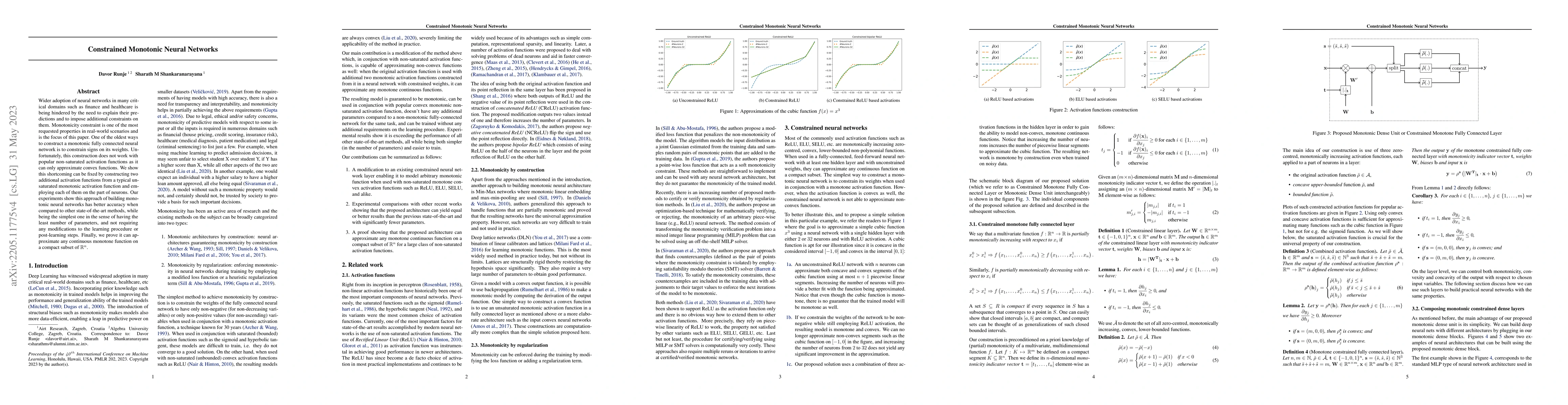 Thumbnail for Constrained Monotonic Neural Networks