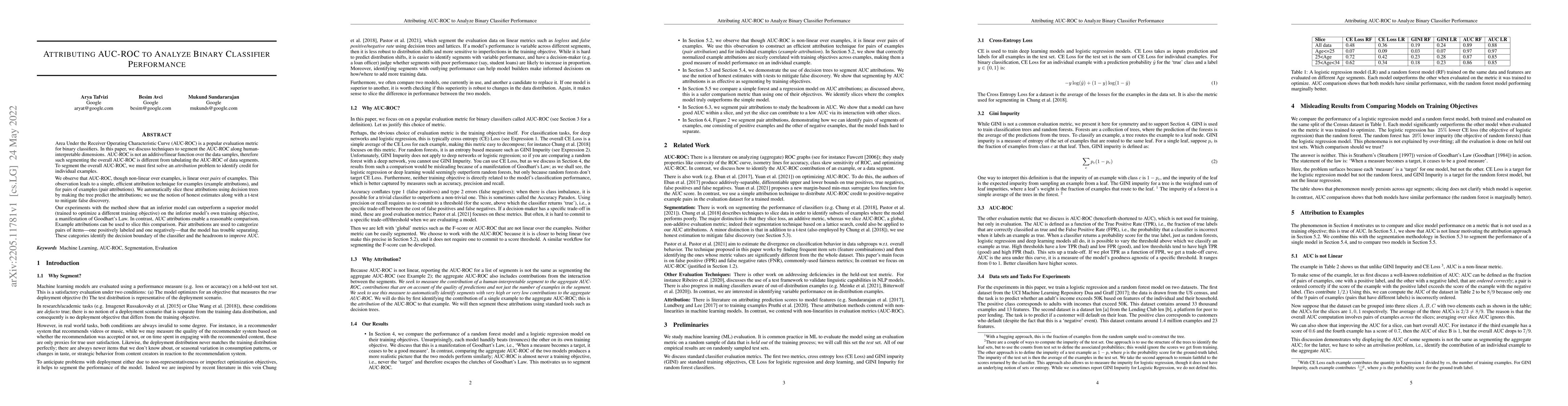 Thumbnail for Attributing AUC-ROC to Analyze Binary Classifier Performance