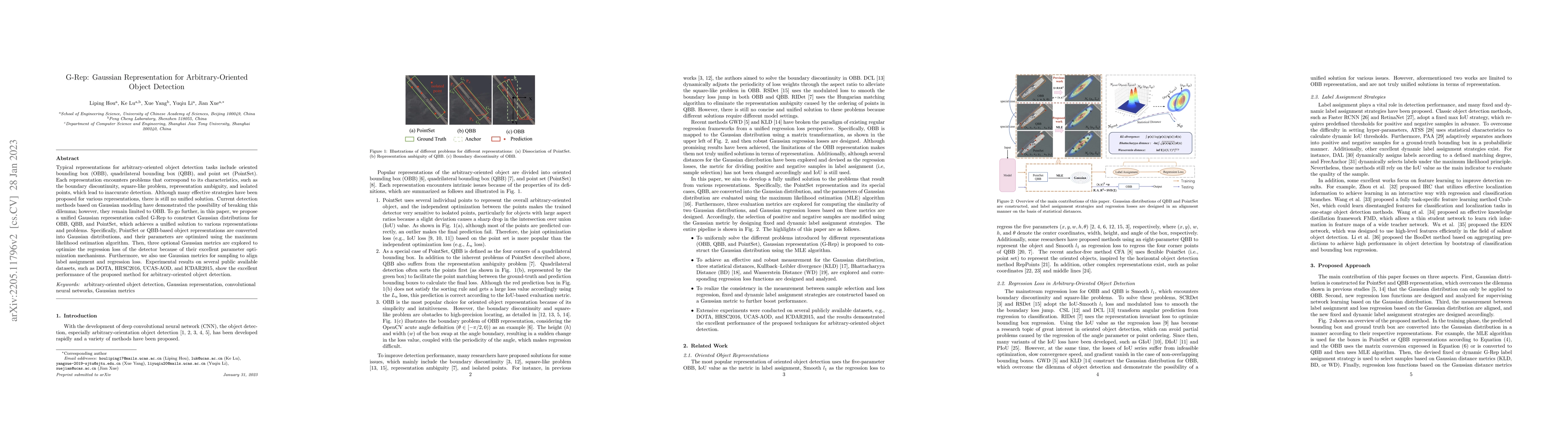 Thumbnail for G-Rep: Gaussian Representation for Arbitrary-Oriented Object Detection