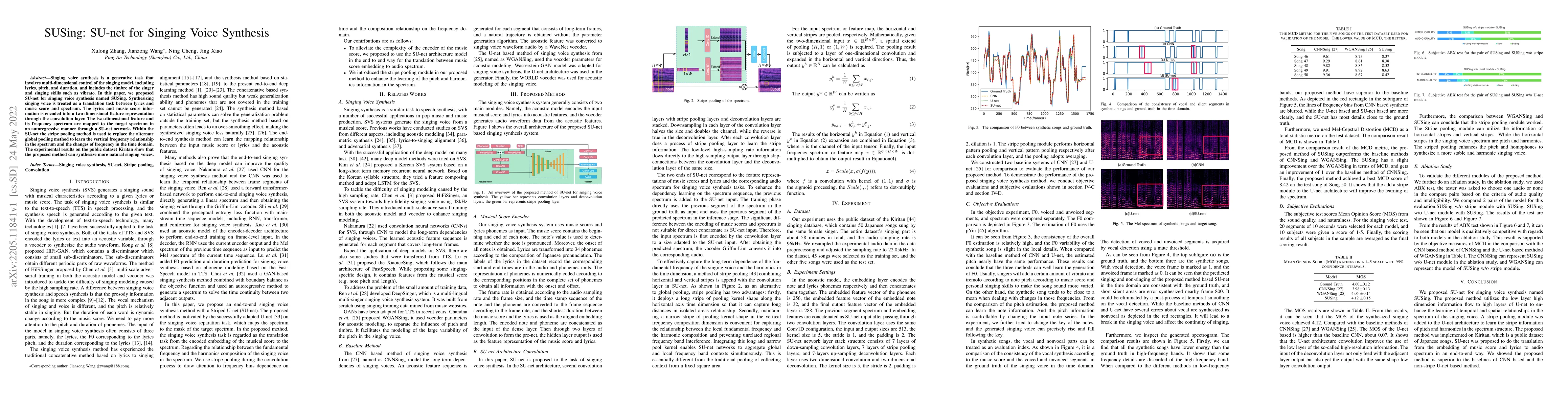 Thumbnail for SUSing: SU-net for Singing Voice Synthesis