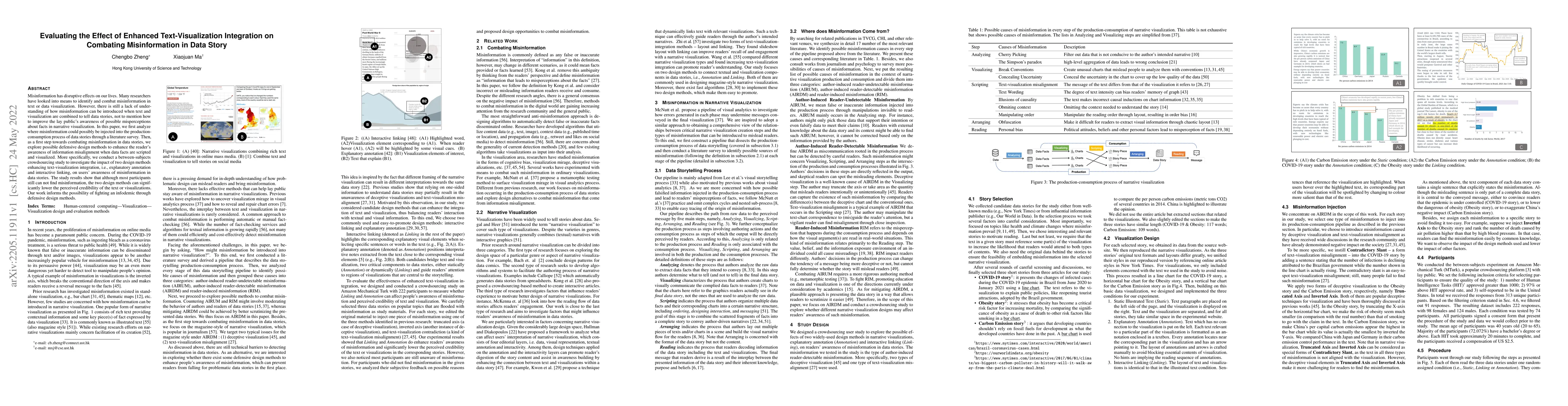 Thumbnail for Evaluating the Effect of Enhanced Text-Visualization Integration on
  Combating Misinformation in Data Story