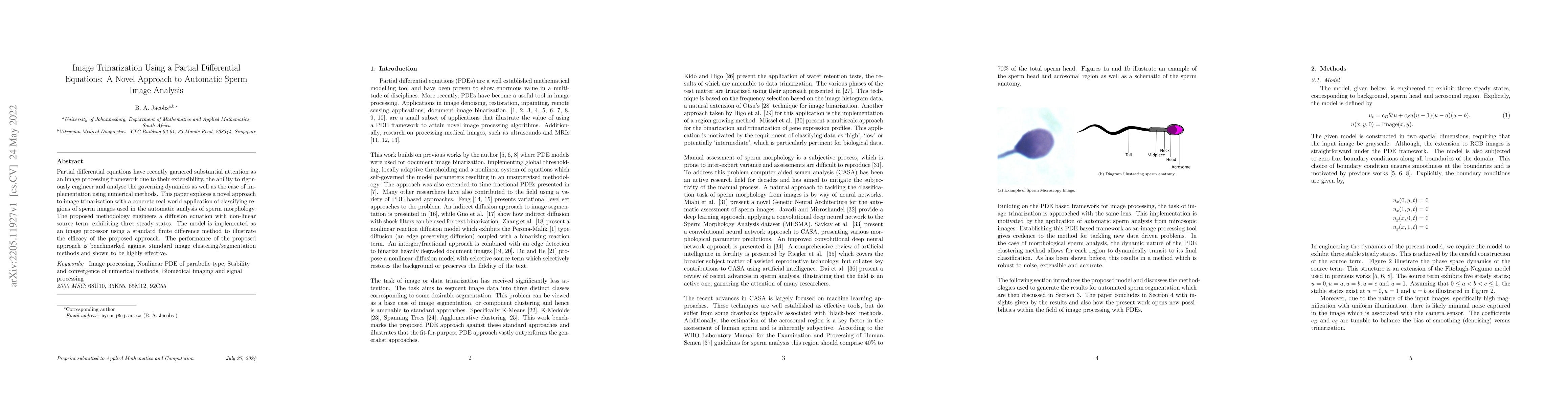 Thumbnail for Image Trinarization Using a Partial Differential Equations: A Novel
  Approach to Automatic Sperm Image Analysis