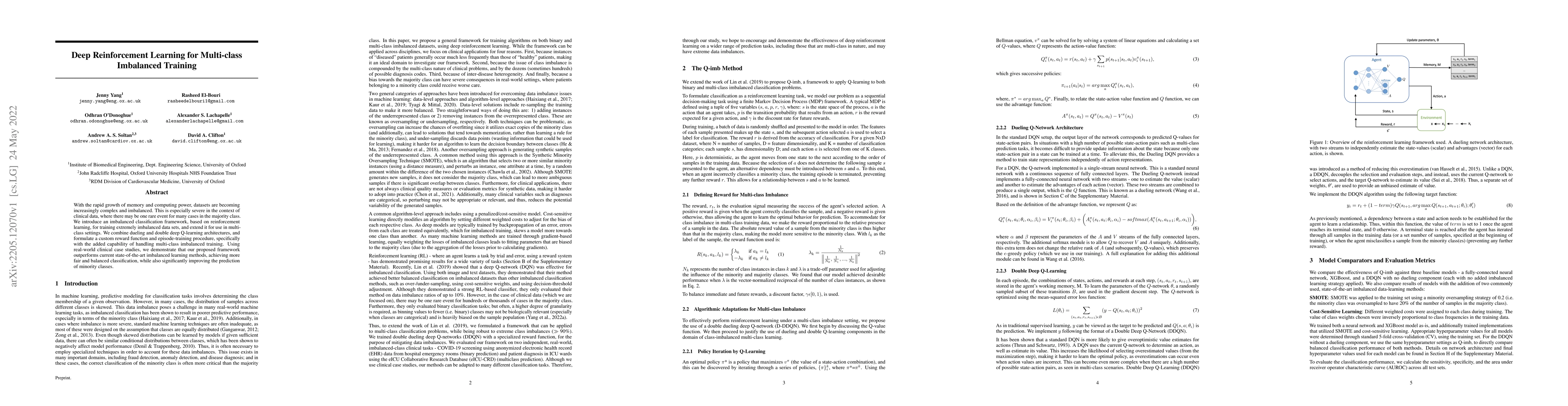 Thumbnail for Deep Reinforcement Learning for Multi-class Imbalanced Training