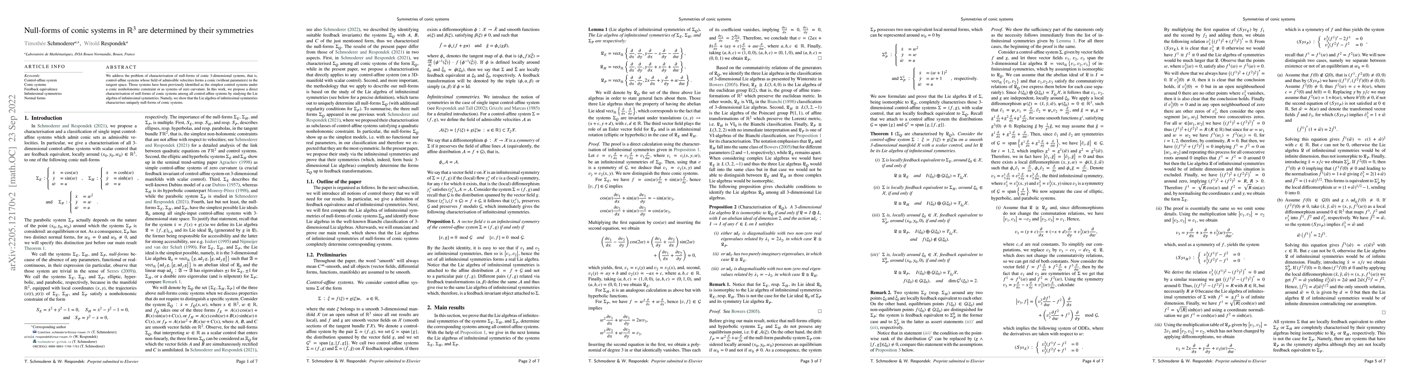 Thumbnail for Null-forms of conic systems in $\mathbb{R}^3$ are determined by their
  symmetries