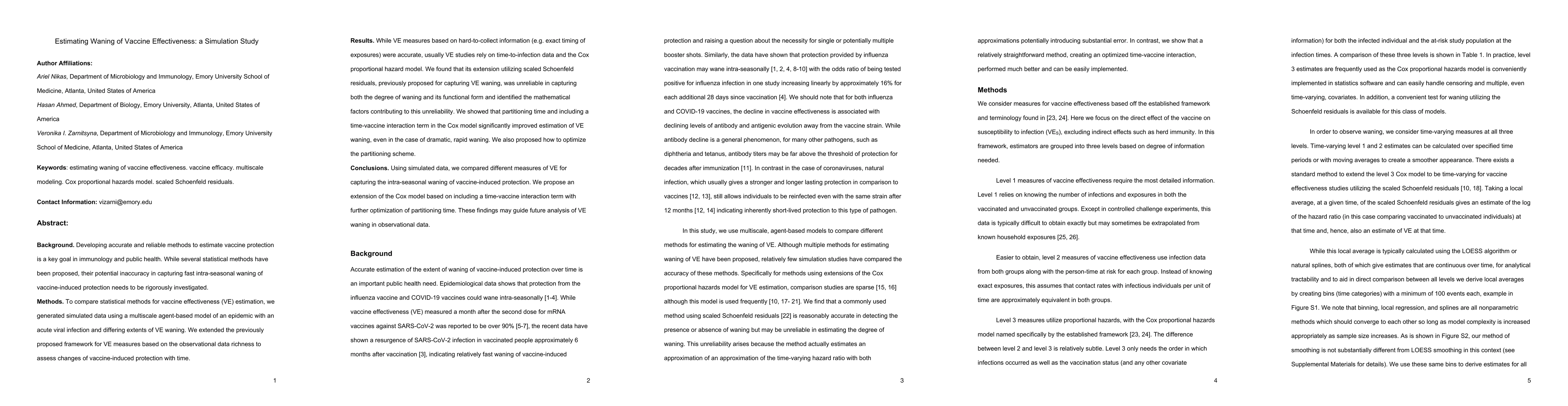 Thumbnail for Estimating Waning of Vaccine Effectiveness: a Simulation Study